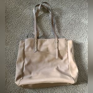 2 For $18 Relic by Fossil Tan Large Tote Handbag Purse